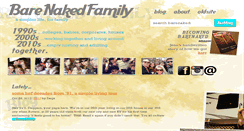 Desktop Screenshot of barenakedfamily.com